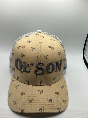 Dale Brisby Ol' Son Bull Head Print Mesh Back Trucker Hat